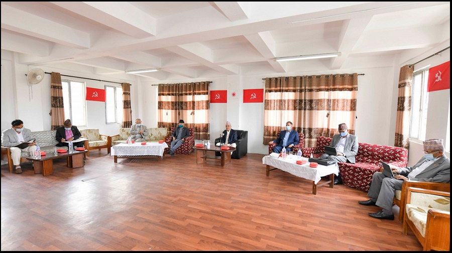 महाधिवेशनको होमिएको एमालेको स्थायी कमिटी बैठक बस्दै